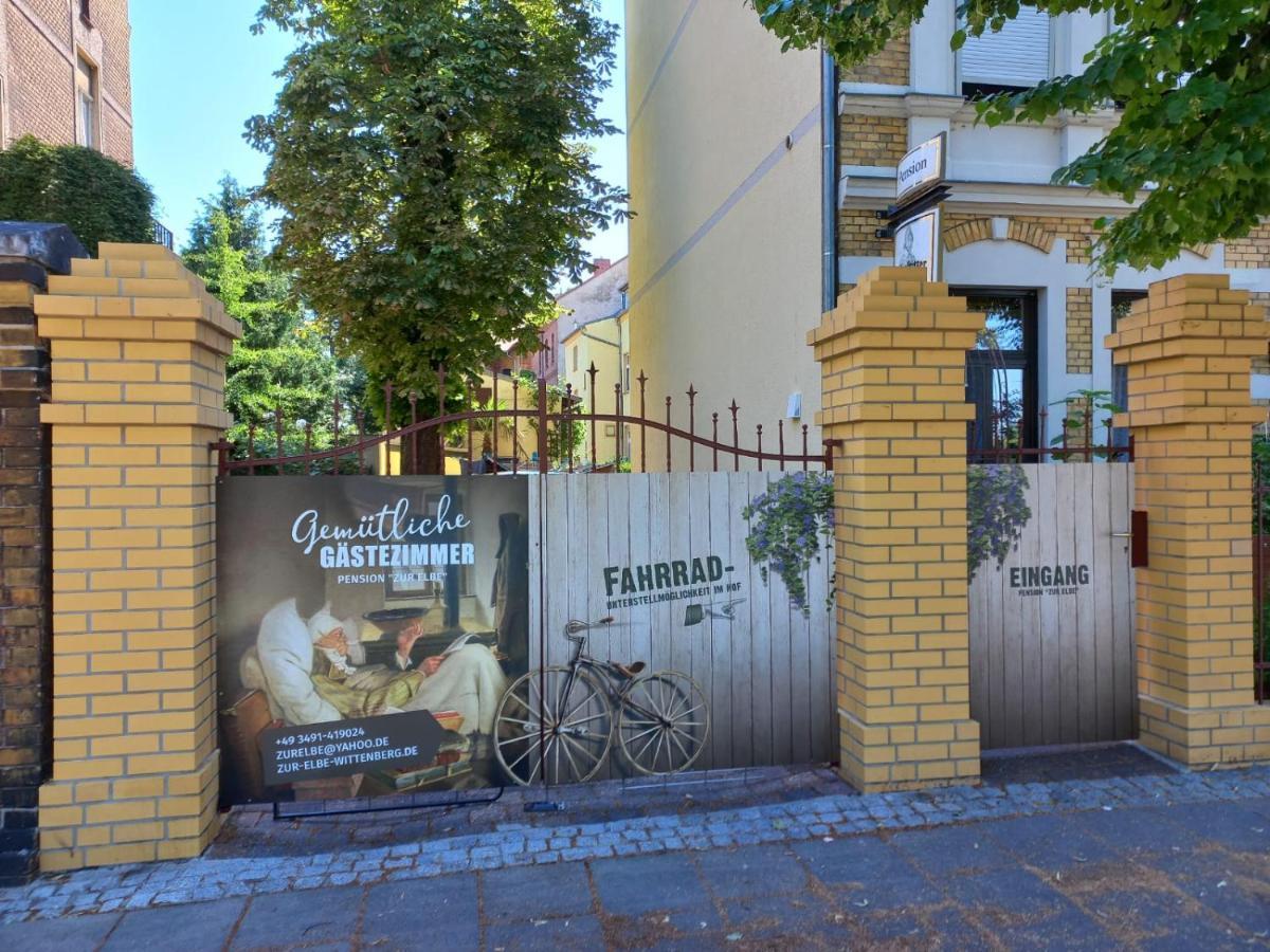 Pension Zur Elbe Wittenberg Exteriér fotografie